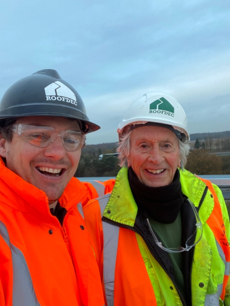 The wonderful, wise, Graham! 78 years of age and working 'on the tools' for Roofdec. Thanks for this fantastic picture <a href="/AdamPodmore/">adam podmore</a>! #roofersoftwitter #roofinglife #roofingworld