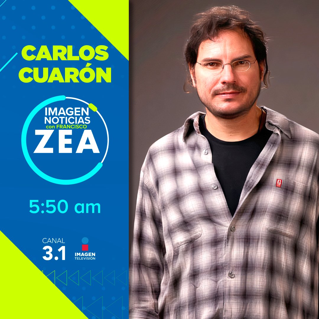 ImagenTVMex's tweet image. ¡#CarlosCuarón nos platica sobre #Amalgama, su nueva película! Esta mañana por #ImagenTelevisión con @franciscozea @ImagenZea