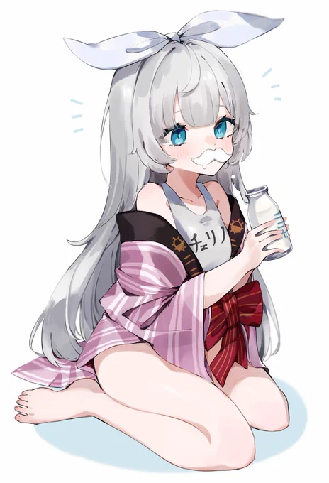 牛乳髭…? #ブルアカ 