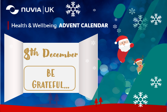 NuviaUK's tweet photo. #Christmas is a time of year for #reflection and being #grateful! 
Remember to show somebody that you're grateful, whether it's reaching out to old friends, volunteering or donating to a food bank! #Wellbeing https://t.co/OzLoSbthFn