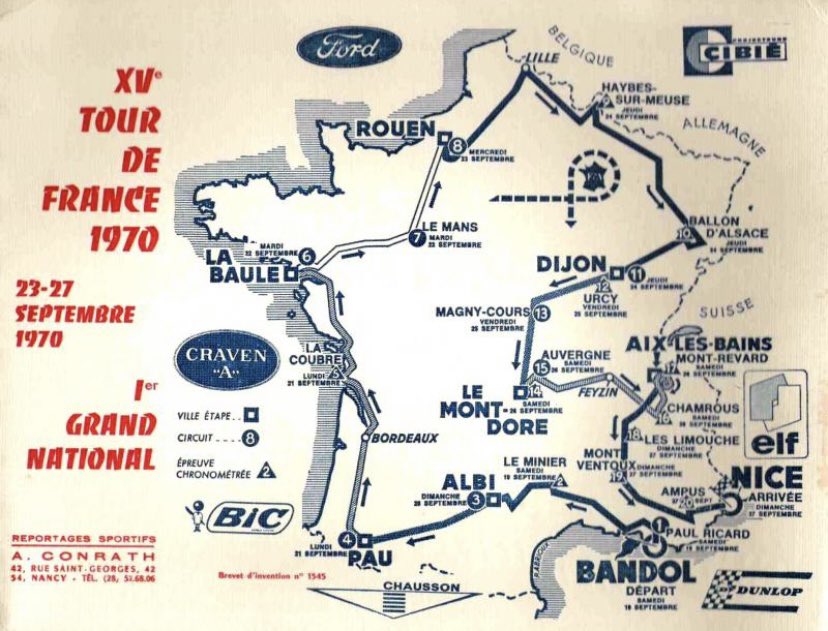 YvonAmiel's tweet photo. « Antoine au Tour de France Automobile »🇫🇷🏁, Opus #15 des Aventures d’Antoine le Pilote…
Où la fiction se mélange à la réalité historique, avec la reconstitution exacte du parcours de 1970 et le retour de Jean Todt dans le baquet de la Matra MS 650 ! 

https://t.co/mrjZ9rI5sP https://t.co/R8i5XWNLla