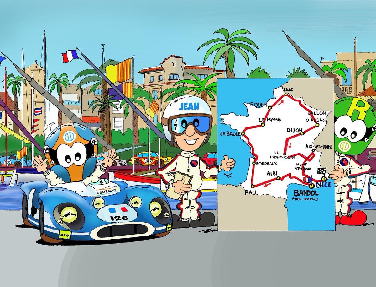YvonAmiel's tweet photo. « Antoine au Tour de France Automobile »🇫🇷🏁, Opus #15 des Aventures d’Antoine le Pilote…
Où la fiction se mélange à la réalité historique, avec la reconstitution exacte du parcours de 1970 et le retour de Jean Todt dans le baquet de la Matra MS 650 ! 

https://t.co/mrjZ9rI5sP https://t.co/R8i5XWNLla