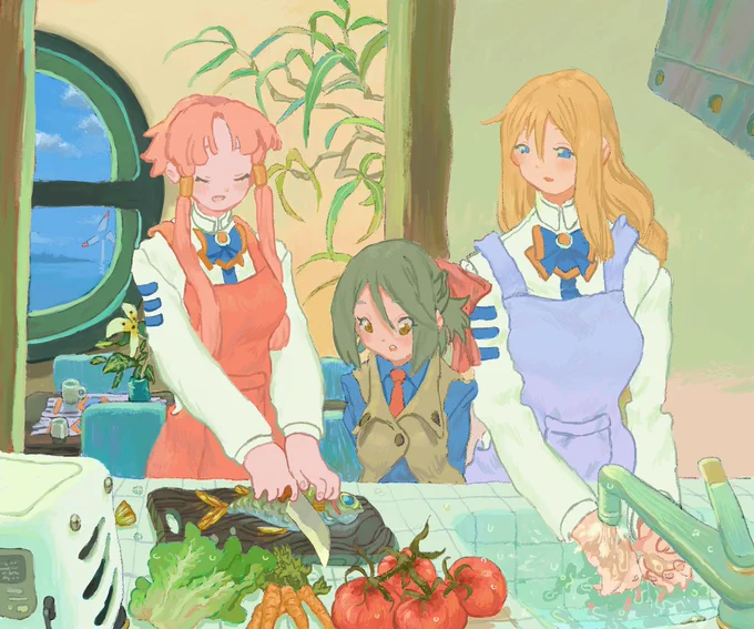 朝の水ぎわ 