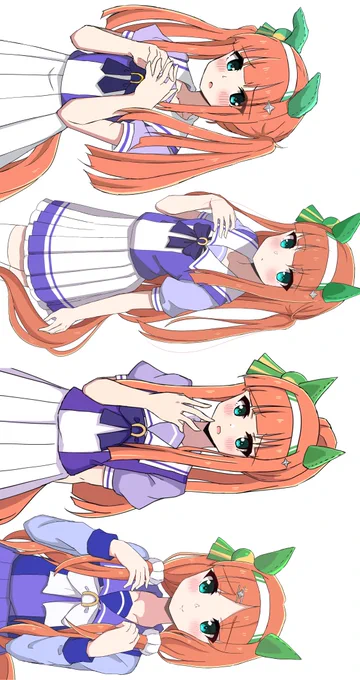 これまでに描いた髪型アレンジスズカさんをまとめてみました。(横に長い)
#ウマ娘 