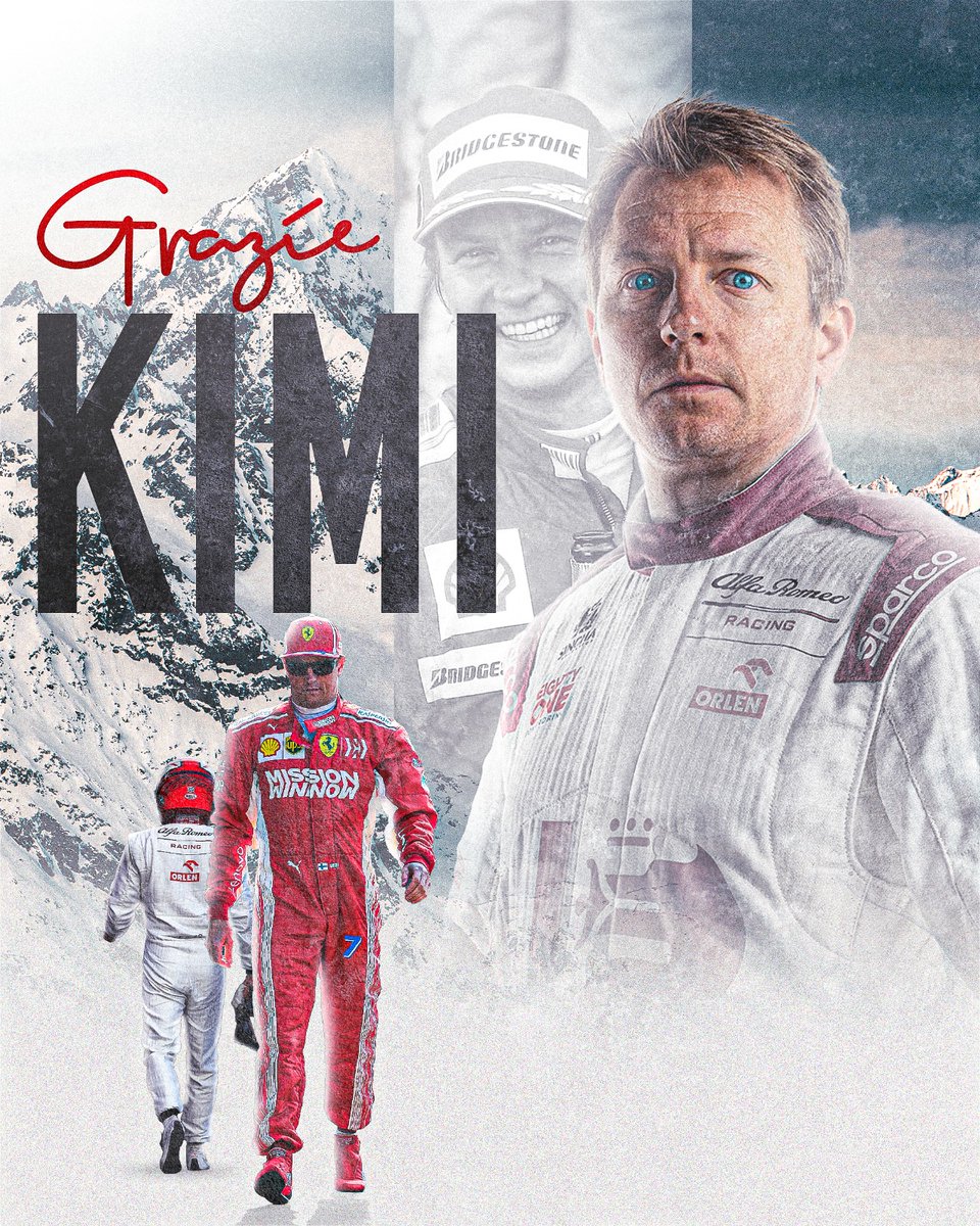 Iceman ile son bir dans!

🇫🇮 Kimi Räikkönen, bu hafta sonu kariyerinin 350. ve aynı zamanda son yarışına çıkmaya hazırlanıyor.

Biz de bu görkemli kariyeri bir posterle taçlandırdık 👑

#Formula1 #KiitosKimi #KimiRaikkonen