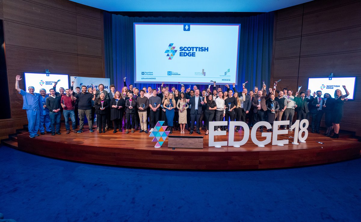 ScottishEDGE's tweet photo. It's good to be back!
It's already been a week since we presented over ยฃ1.5m to over 40 businesses at the #EDGE18 Finals and Awards, and we're still buzzing!
Head over and meet this round's fantastic winners!
โก๏ธ https://t.co/8bSxx55F0D https://t.co/G7SJuAwlA8