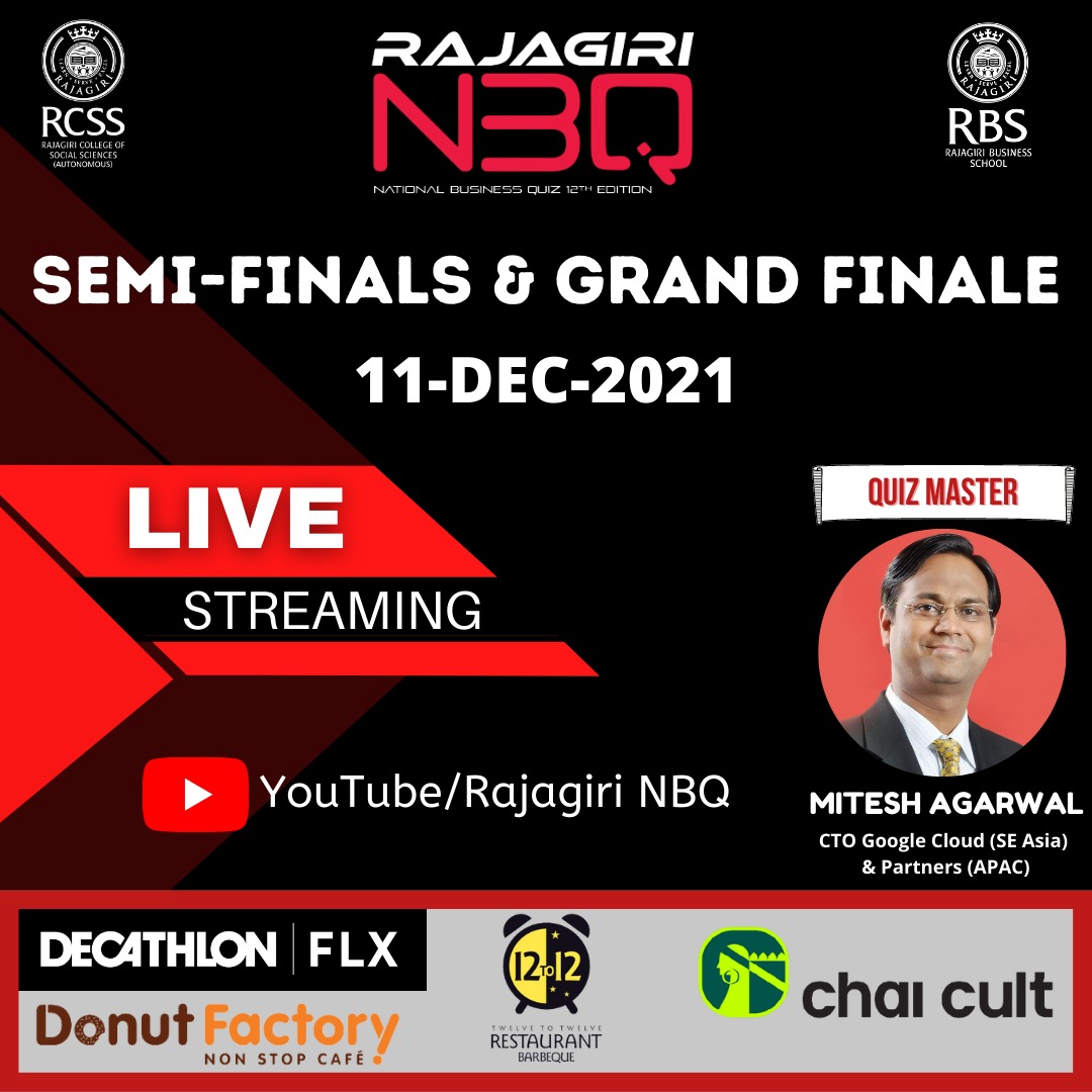 RajagiriNBQ's tweet photo. Quizzers!!!
The Finals are here already!

Tune in to our YouTube channel on the 11th of December, 2021 to watch the extravaganza.

We're stoked!! Quizzers, we know you're ready for this! Let's see your amazing spirit!

#thebattleison https://t.co/V1VSvyYVt4