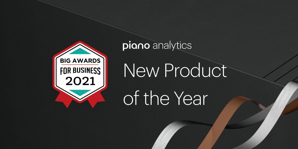 AT Internet (@at_internet) on Twitter photo Piano Analytics has been recognized as New Product of the Year in the Business Intelligence Group’s <a href="/BigAwards/">BusinessIntelligence</a> for Business!
Learn more about how we’re helping organizations put their data to work with real-time analysis and targeting: go.piano.io/3rJtCpV Piano Analytics has been recognized as New Product of the Year in the Business Intelligence Group’s <a href="/BigAwards/">BusinessIntelligence</a> for Business!
Learn more about how we’re helping organizations put their data to work with real-time analysis and targeting: go.piano.io/3rJtCpV