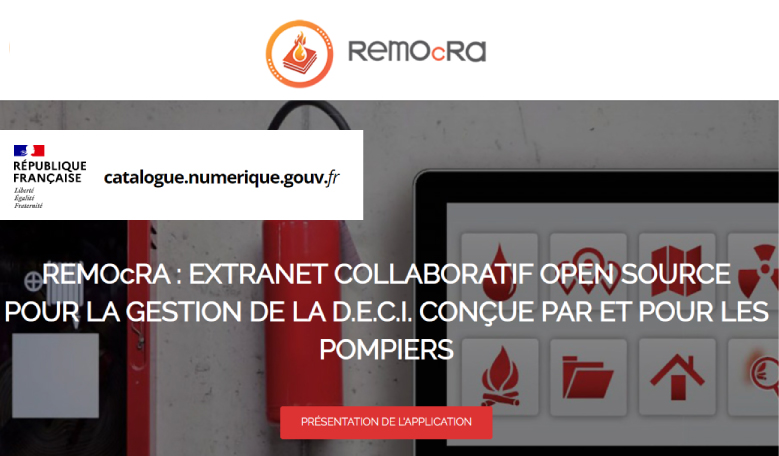 atolcd's tweet photo. 👨‍🚒🔥#REMOcRA, solution collaborative #opensource de gestion de la DECI dédiée aux #SDIS et à leurs partenaires est désormais référencée dans le catalogue Numérique GouvTech ✅ https://t.co/dppIASeKOo https://t.co/FAXbFtsRX6