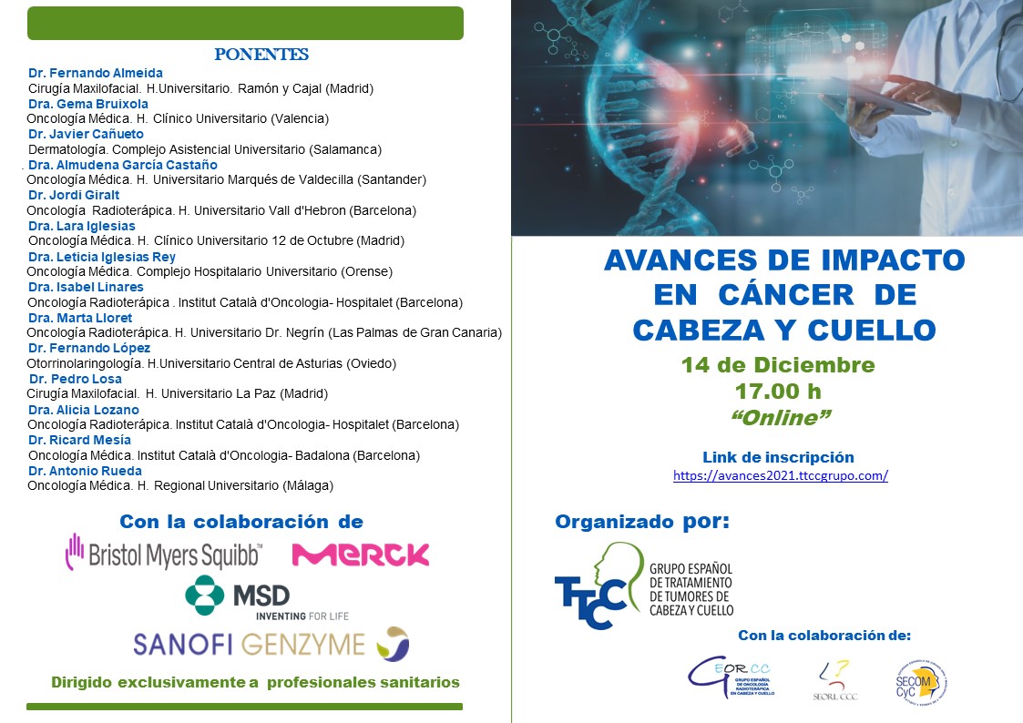 TTCC-GrupoTratamiento Tumores Cabeza y Cuello tweet media