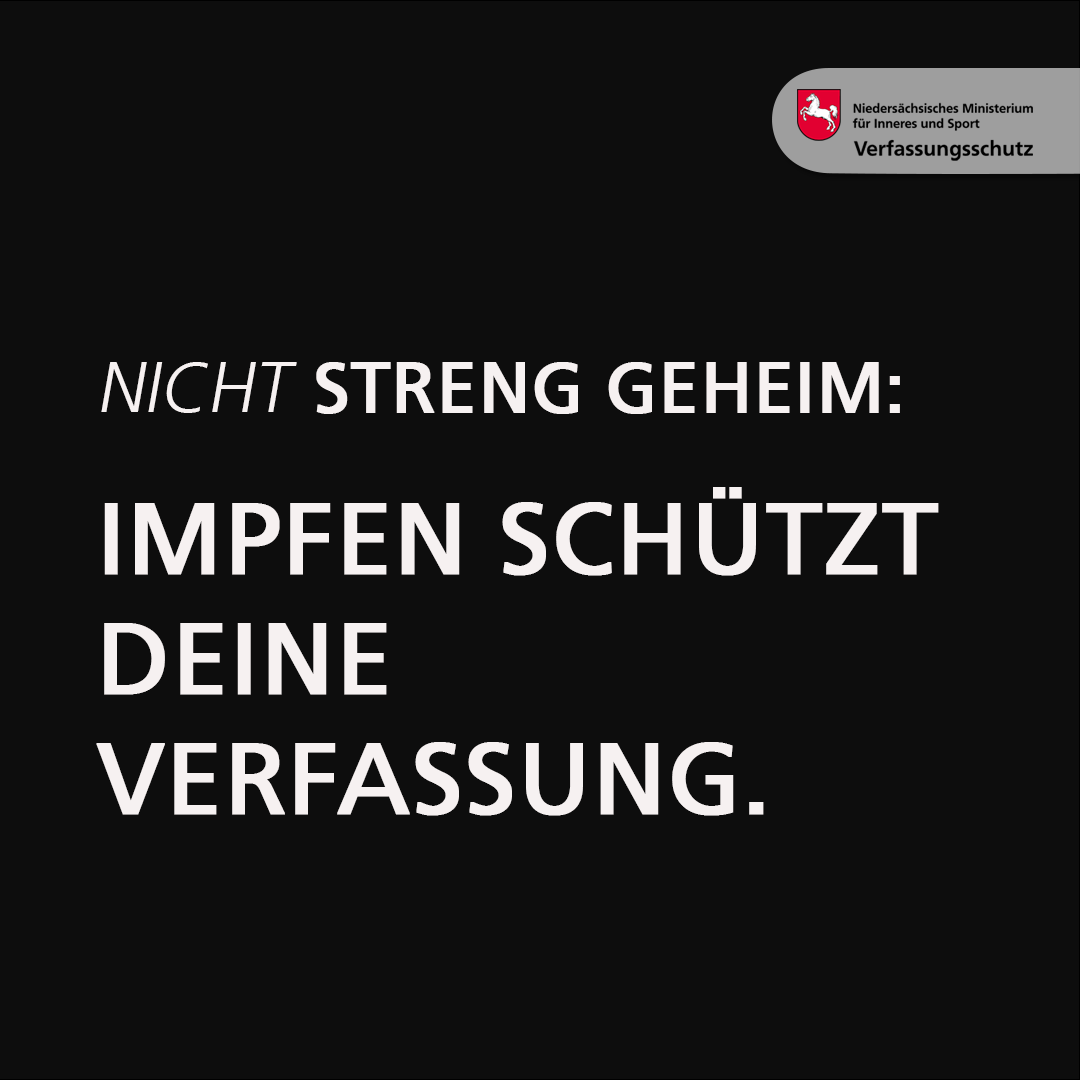Der beste Verfassungsschutz ist gesellschaftlicher Zusammenhalt.

#zusammengegencorona