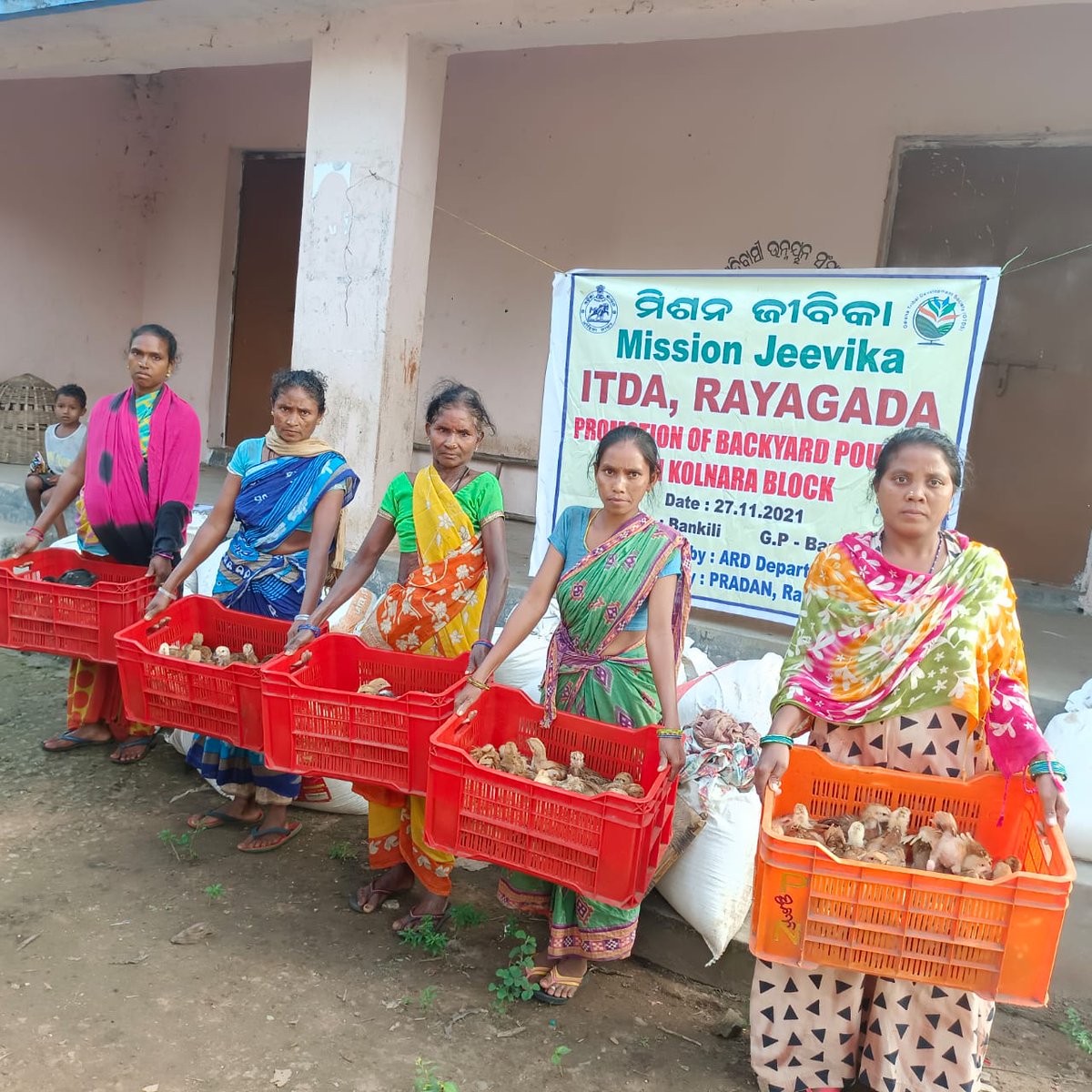 stscotds's tweet photo. Backyard poultry support was provided to 99 beneficiaries in Bankili GP, Kolnara block under Mission Jeevika by ITDA Rayagada with technical support of ARD Dept. and OPOLFED

@CMO_Odisha @TribalAffairsIn @SecyChief @IPR_Odisha @MoSarkar5T @saraka_fan @stscdev https://t.co/q0WCwhWWuQ