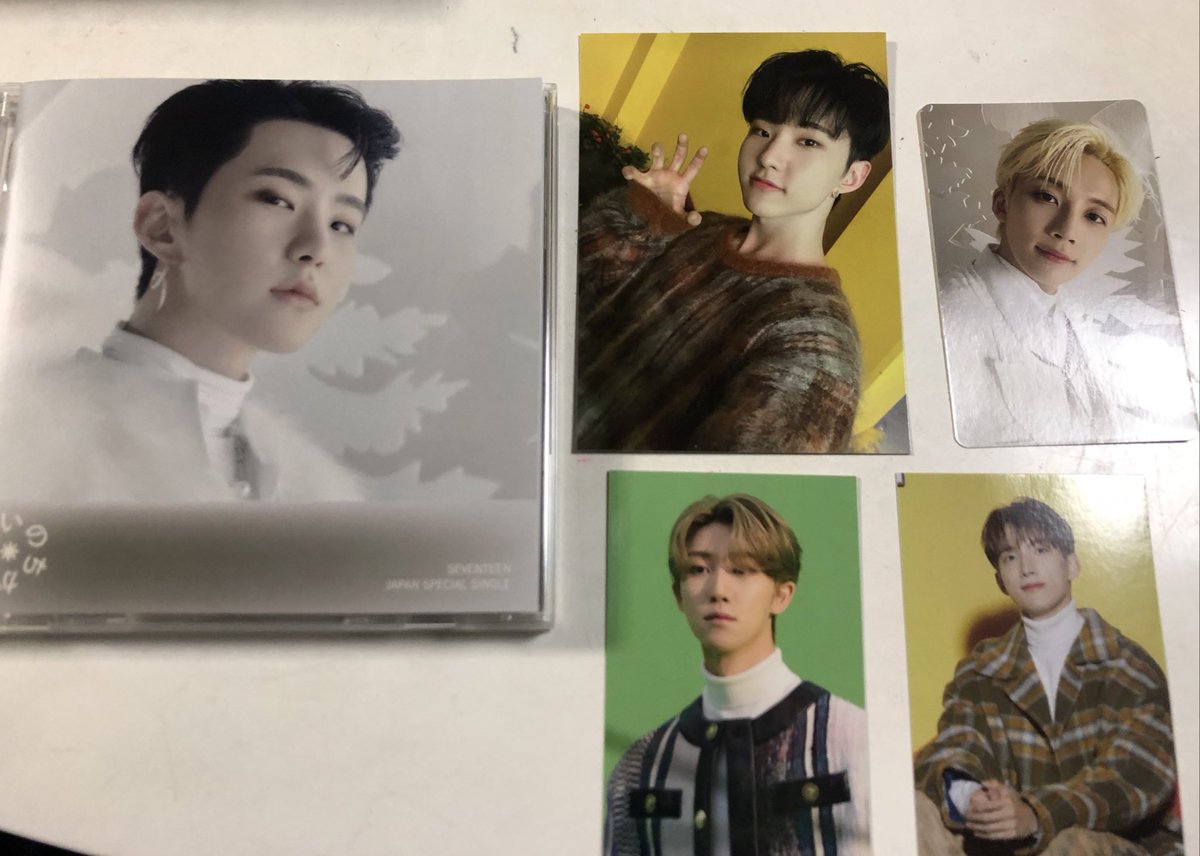nat_sg116's tweet photo. SEVENTEEN あいのちから　セブチ　交換　CD  初回限定盤　通常盤

譲:ホシ ジョンハン ミンハオ ドギョム

求:同種のスングァン

郵送交換希望です！
気軽にリプお願いします🙇‍♀️
#SEVENTEENトレカ交換 
#あいのちから
#セブチ交換 https://t.co/O1LOaBtlsn