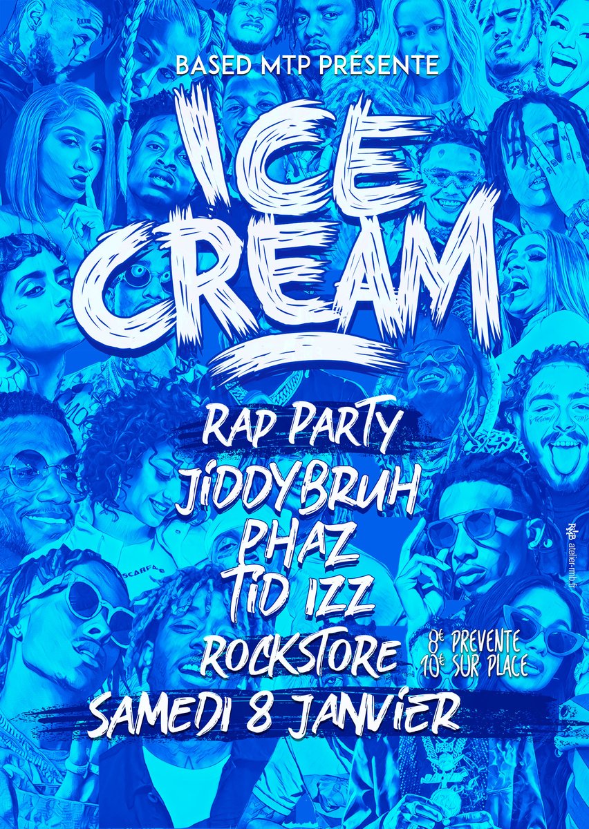 basedmtp's tweet photo. On y croit FORT🍦❄️
#Montpellier #basedmtp #icecream #rapparty #rapfr #rapus https://t.co/z8uhYu3pie