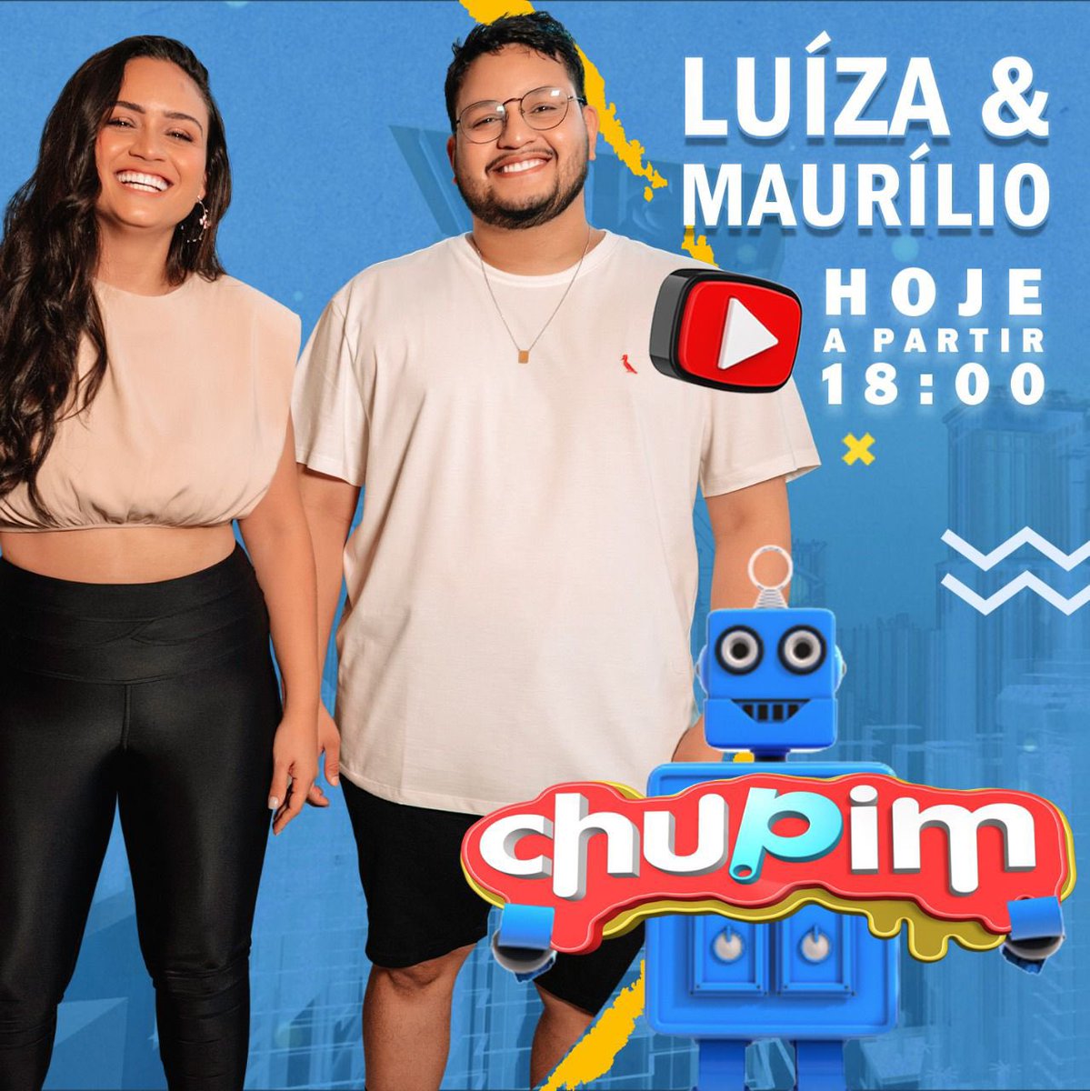 E aí turma!! Passando rapidinho pra avisar vocês que hoje, a partir das 18h estaremos no canal do <a href="/chupim/">chupim</a>, não percam!
#luizaemaurílio
