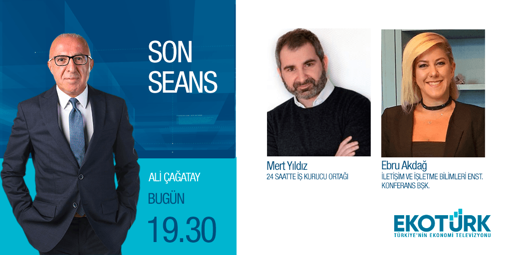 Son Seans'ta <a href="/AliCaatay/">Ali Cağatay</a> 'ın bugünkü konukları;

📌Mert Yıldız <a href="/24saatteis/">24saatteis</a> 
📌Ebru Akdağ <a href="/EbruAkdag/">Ebru Akdag</a> 

⏰19.30
🔴Canlı yayın: youtube.com/watch?v=92_yyH…