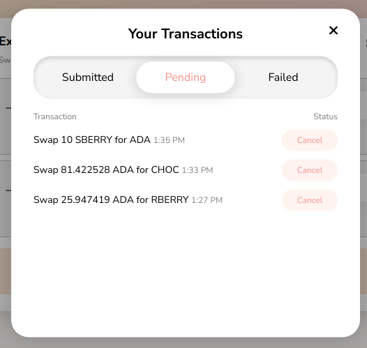 friyin's tweet photo. @SundaeSwap All my transactions are stuck in pending state, why? Am I doing something wrong? I added collateral and raised slippage even to 10% https://t.co/JMUjK0zd2O