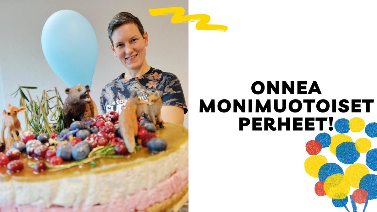 kaikkiperheet's tweet photo. Hurraa! Eduskunta hyväksyi tänään perhevapaauudistuksen, joka tuo lukuisia parannuksia monimuotoisten perheiden perhevapaisiin. 
Johtava asiantuntijamme @amoring sai uudistuksesta myöhästyneen synttärilahjan.🎂
Lue lisää 👇https://t.co/IZ48tgmmRQ https://t.co/ZOR40jPZiw