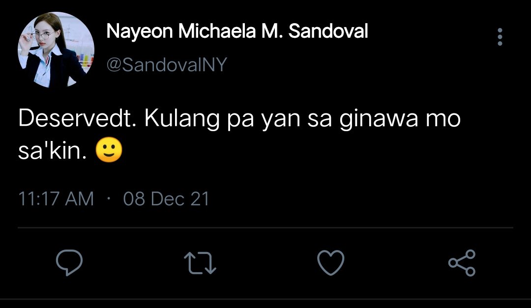 mntzkonce's tweet photo. MINAYEON CRACK AU

Title: "Mahal"

Kung saan, hindi sinipot ni Mina ang kanyang ka-date na si Nayeon.

Lumipas ang isang buwan, nabigyan si Nayeon ng pagkakataon para maghiganti.

#notoangst
#fluffnation https://t.co/fmmyWHpThn