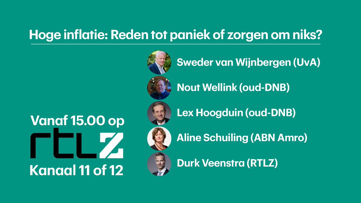 De inflatie staat op het hoogste punt in bijna 40 jaar. Is dat nou reden voor paniek en blijven de prijzen stijgen? Of is het allemaal slechts tijdelijk en moeten we ons vooral geen zorgen maken? Vanmiddag alles wat je wil weten over de inflatie bij RTL Z. Kijken dus!