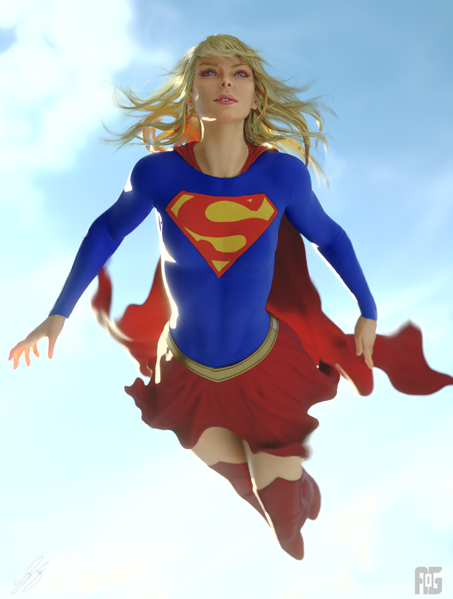 artofgeorge's tweet photo. Supergirl https://t.co/b0MVYPvzmy