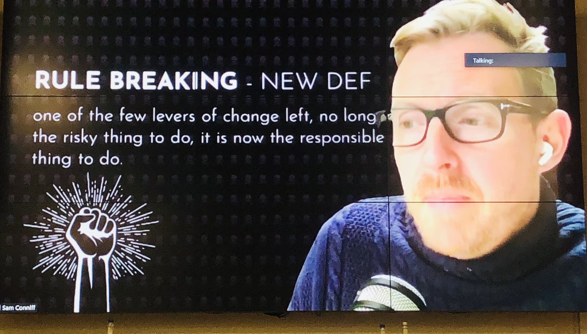 Denjssmith's tweet photo. 1st of many reflections🙏 @SamConniff you were a fantastic key note speaker for @FL_LSL 1/3 legacy conferences #LMCHT #seethefullpicture you were inspiring, showing how positive disruption is what is needed to create much needed #systemsthinking &amp; #systemchange #BeMorePirate 1/2 https://t.co/9BDvyo4eSA