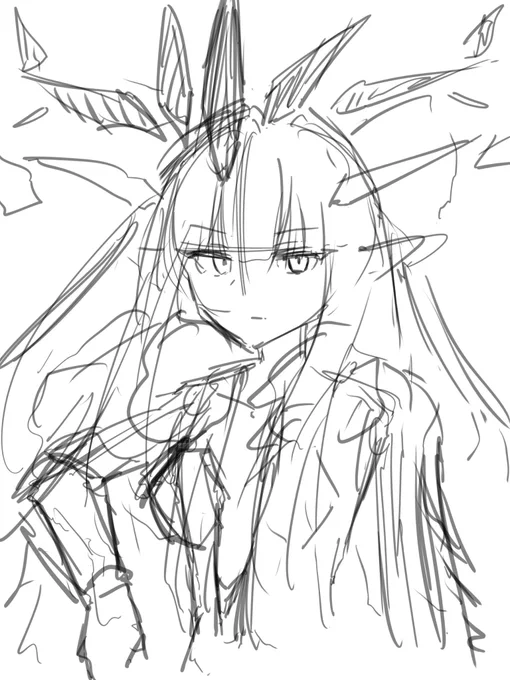 前々からあった妄想を絵にしはじめた 