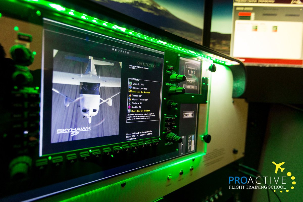 ProactiveFlight's tweet photo. The available Training Simulations in the @Redbird_Flight Full Motion Simulator are a ready resource for raising the proficiency of Trainee Pilots #proactiveflighttraining #flightsimulatortraining https://t.co/Q6rvpwjW80