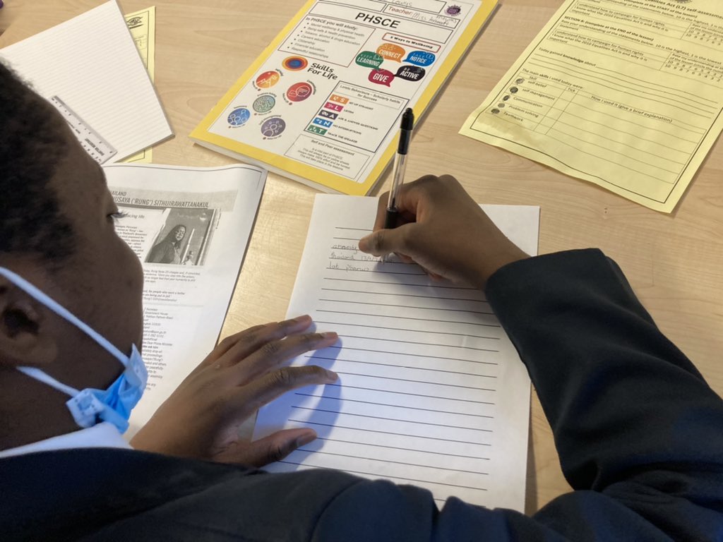 loretocitizens's tweet photo. All Year 9 took part in the @amnestyuk #Write4Rights campaign today and used their @_SkillsForLife_ to write letters to defend human rights around the world @loretochorlton @PSHEassociation https://t.co/CUd2cN6L7F