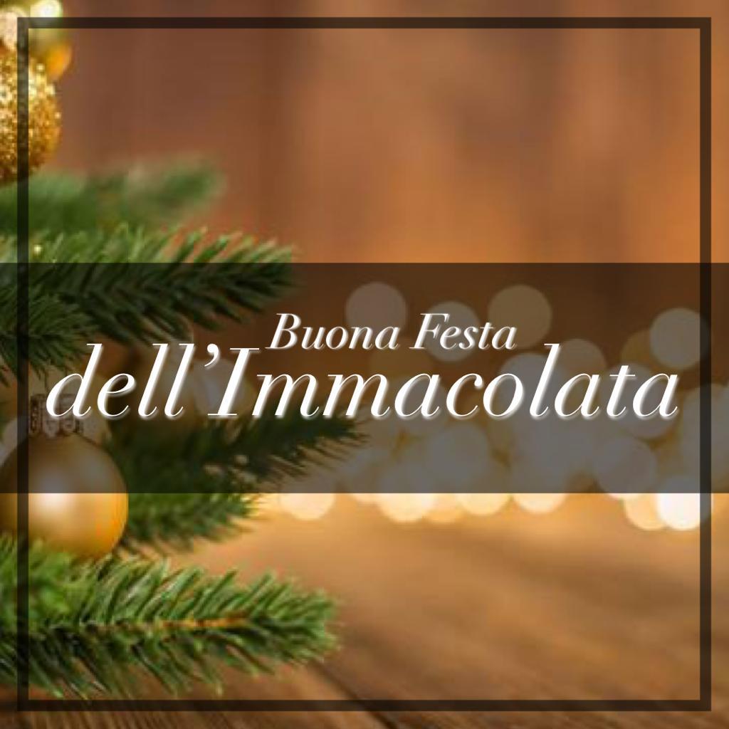 In attesa del Natale, auguro a voi e a tutti i vostri cari un sereno riposo in questo giorno di festa. Buona Immacolata!