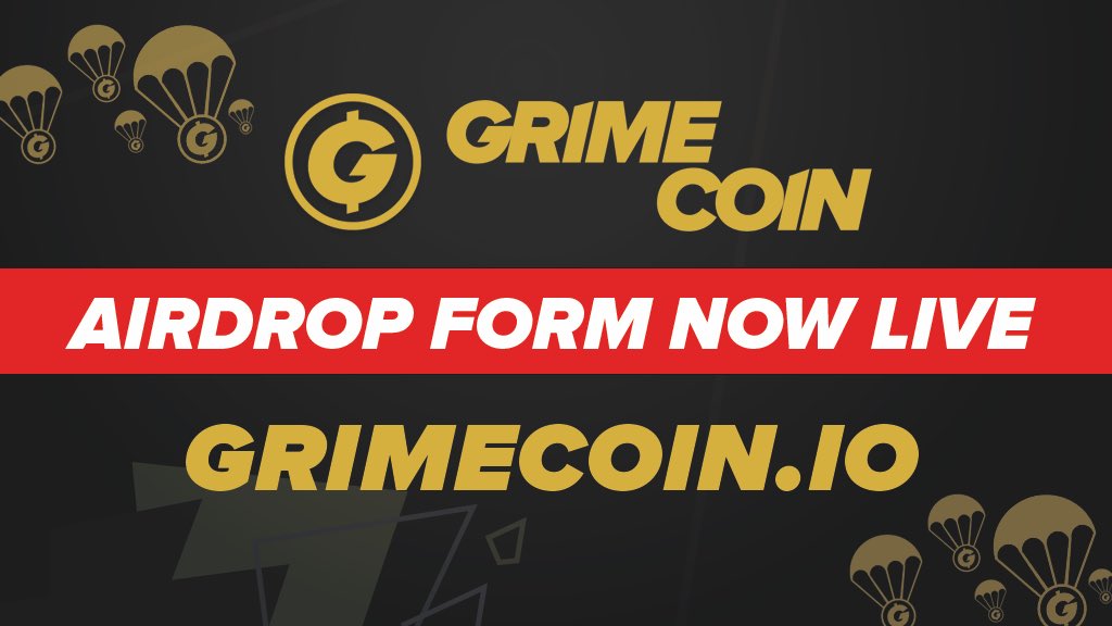 Grime coin tweet media