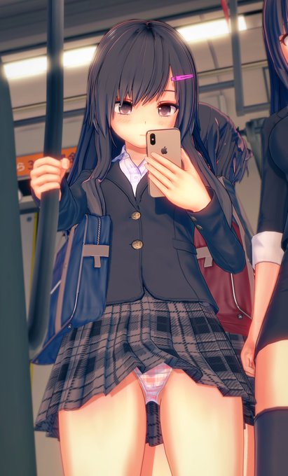 こっそりと🤪📷カシャカシャ!!!
短いスカート履いているのが悪い!!🤪

#コイカツ 