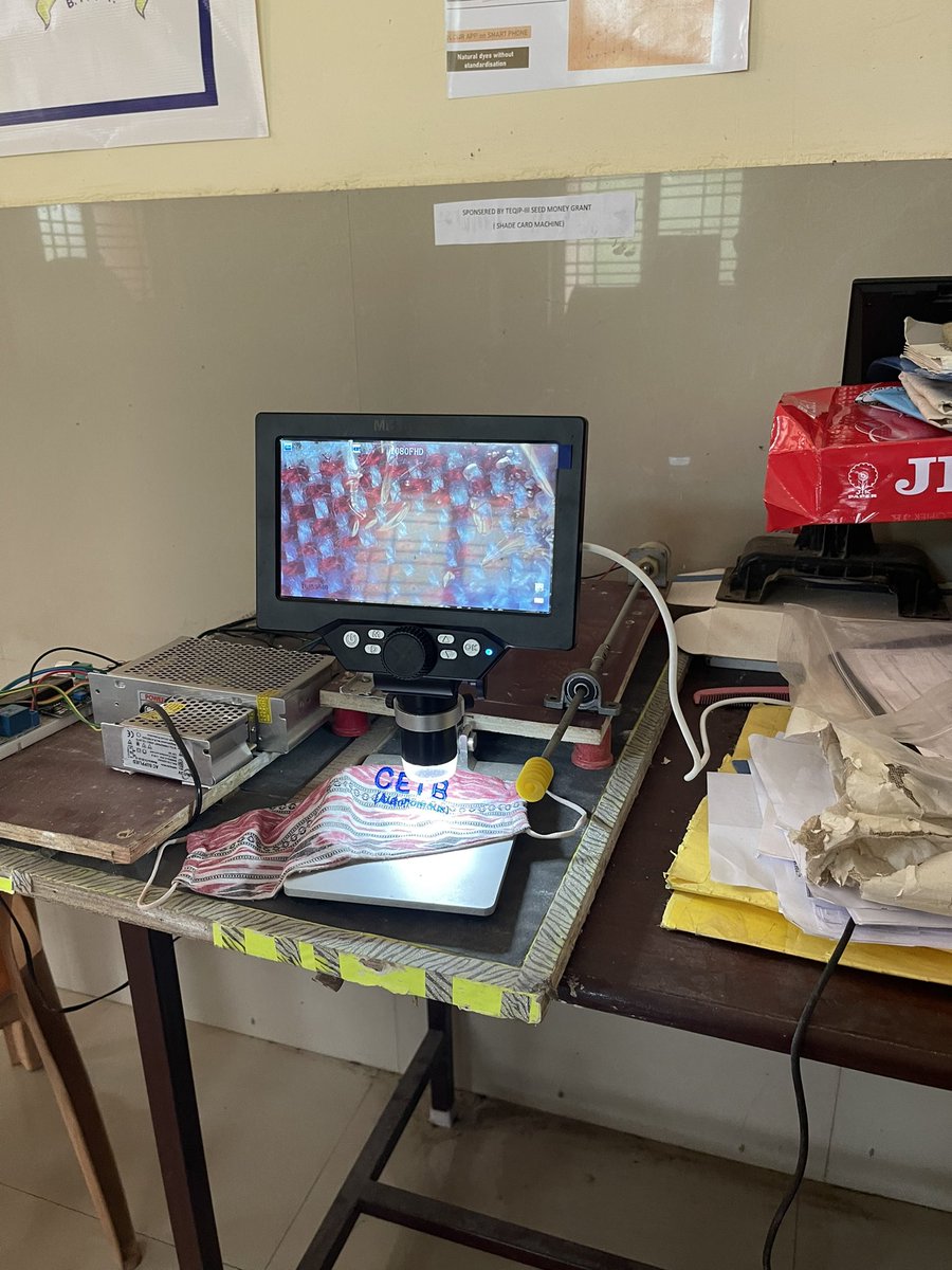 odishaartisans's tweet photo. Heartening to see Prof Asimanand Khanduaal’s low-cost innovation work @cetbbsr to reduce drudgery, improve quality n inc efficiency in pre-loom activities for #handloom #weaving 

@CMO_Odisha @Naveen_Odisha @PiyushGoyal @Amar4Odisha @satyabrata1967 @MsmeDepartment 
@TexMinIndia https://t.co/Uk7GXt0XhZ