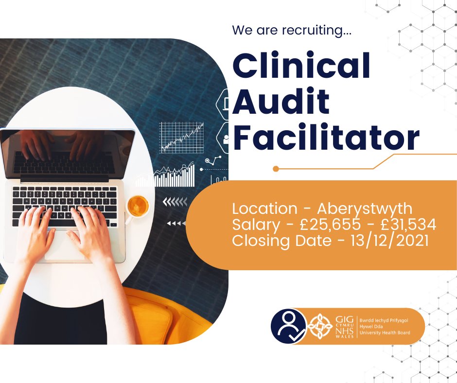 Swyddi Hywel Dda Jobs (@swyddihddajobs) on Twitter photo **Clinical Audit Facilitator**
<a href="/HywelDdaHB/">Hywel Dda UHB</a> are seeking to appoint an enthusiastic, motivated and highly skilled Clinical Audit Facilitator.
Apply today...
hduhb.nhs.wales/jobs/#!/job/UK… **Clinical Audit Facilitator**
<a href="/HywelDdaHB/">Hywel Dda UHB</a> are seeking to appoint an enthusiastic, motivated and highly skilled Clinical Audit Facilitator.
Apply today...
hduhb.nhs.wales/jobs/#!/job/UK…