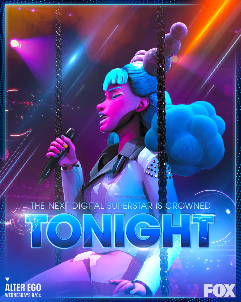 Are you ready for the next generation's digital superstar? ✨

The finale of #AlterEgoFOX starts tonight at 9/8c.