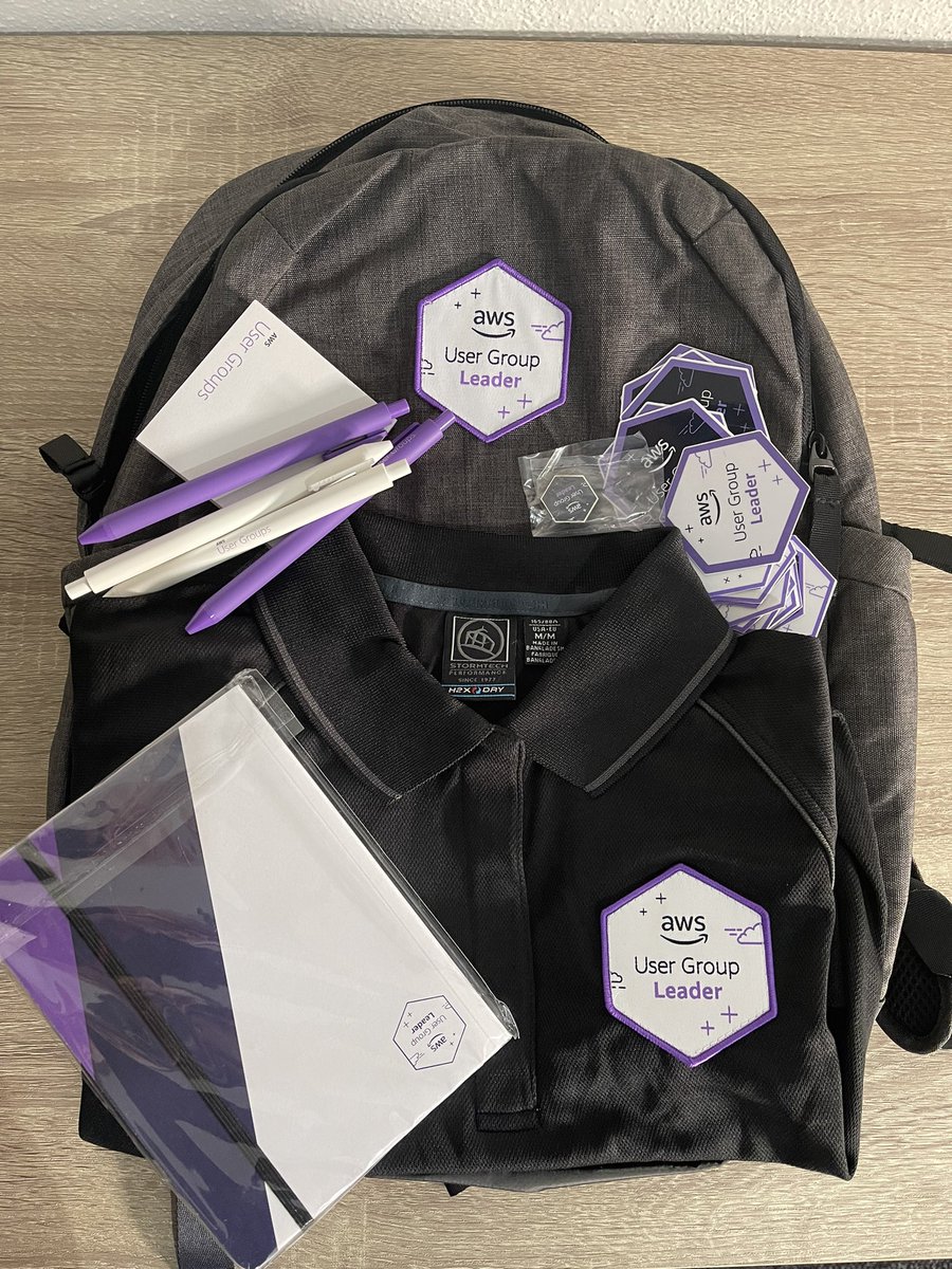 Dzenana Dzevlan (she/her) (@dzenanadzevlan) on Twitter photo AWS User Group Leaders swag kit has just arrived!
Thank you <a href="/AWSUserGroups/">AWS User Groups</a> <a href="/Karissa_Wood_/">Karissa Fuller</a> #awscommunity AWS User Group Leaders swag kit has just arrived!
Thank you <a href="/AWSUserGroups/">AWS User Groups</a> <a href="/Karissa_Wood_/">Karissa Fuller</a> #awscommunity