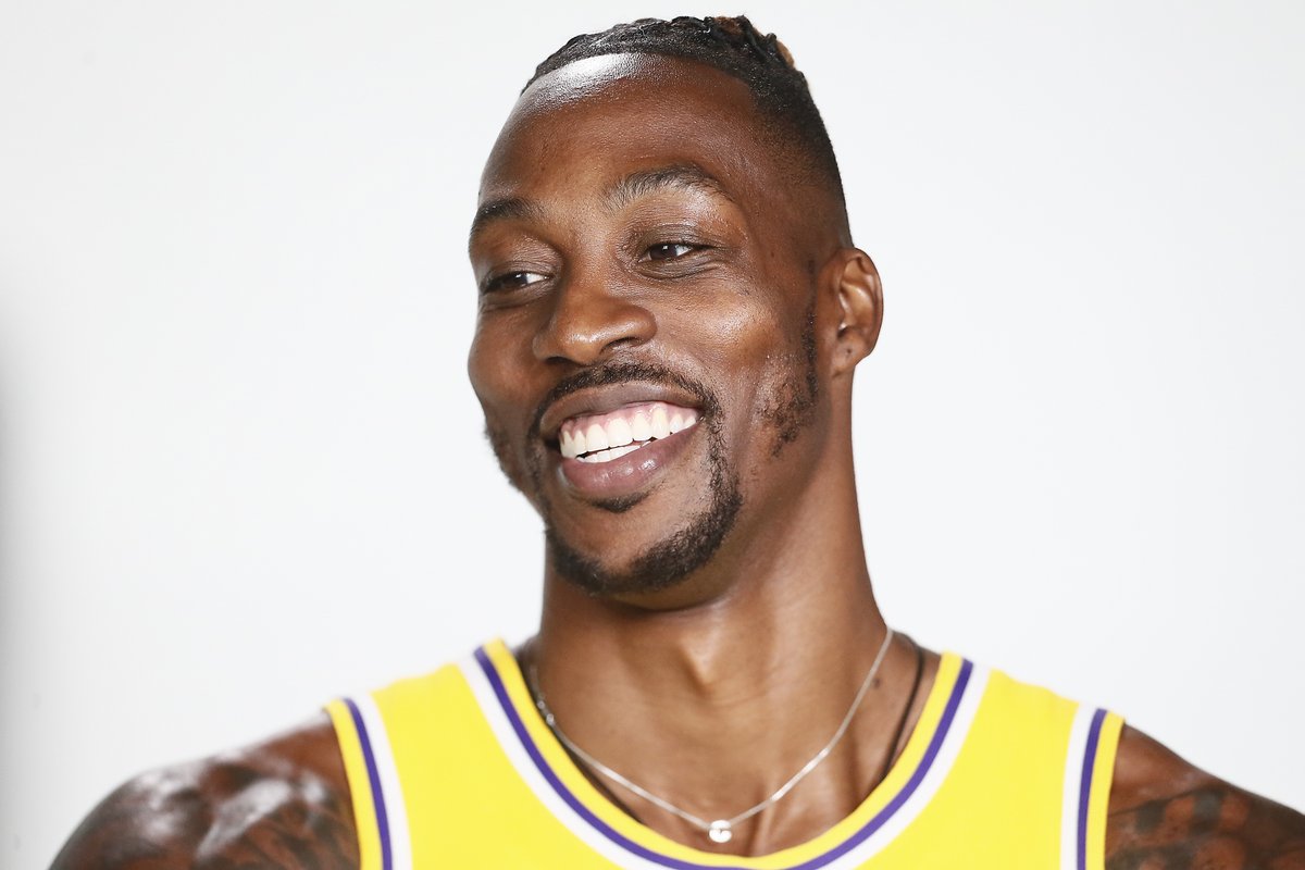 NBA's tweet photo. Join us in wishing @DwightHoward of the @Lakers a HAPPY 36th BIRTHDAY! #NBABDAY https://t.co/cHybich122
