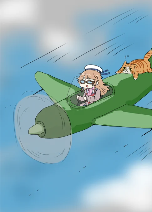 戦闘機で戦うココちゃん #はいふり 