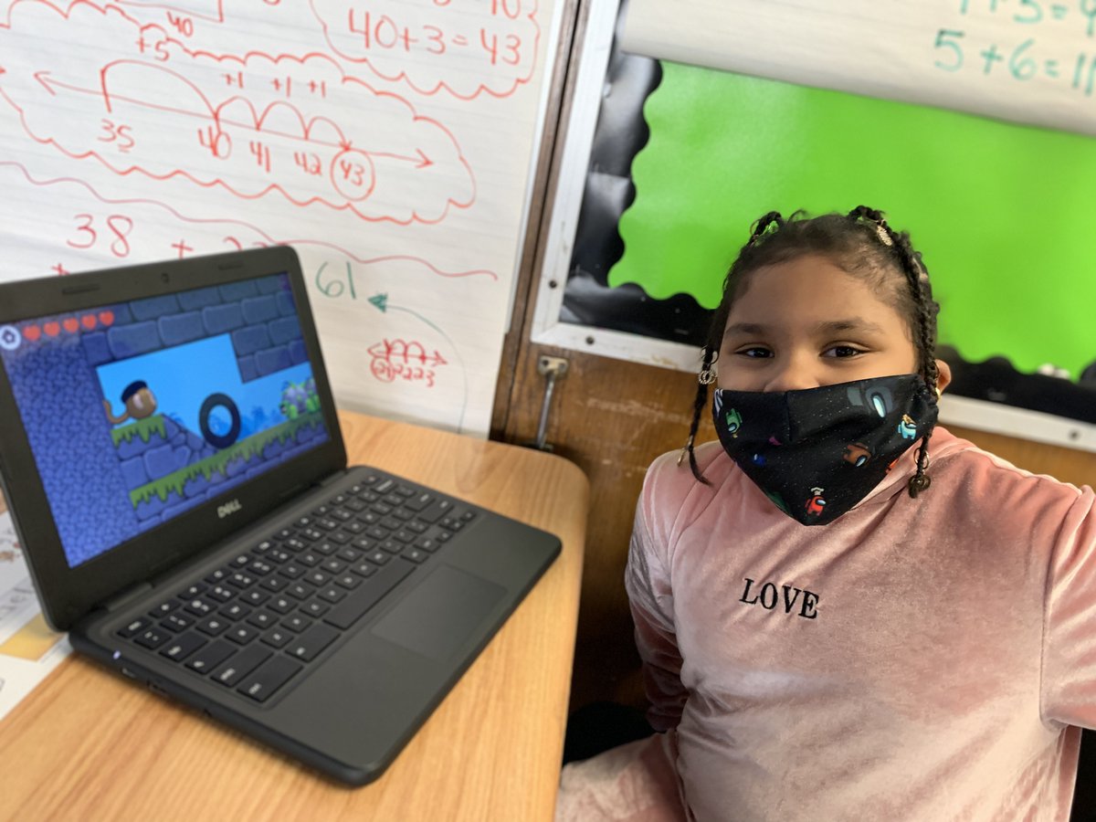 PS175Harlem's tweet image. These 2nd graders just started their game design unit, starting with @codesparkapp before diving into @ScratchJr, @hopscotch, and other student-facing dev tools. At our school, every week is #csedweek2021. @DOEChancellor @NYCSchools @CSEdWeek @CSforAllNYC @csta_nyc @District5NYC