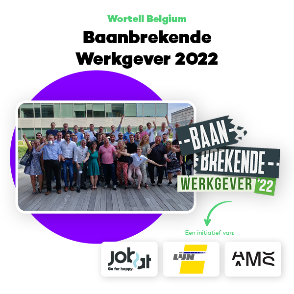 WortellBE's tweet photo. Voor de 2de keer op rij is Wortell Belgium een โBaanbrekende Werkgeverโ! ๐๐ We zijn blij erkend te worden voor het leertraject en engagement dat we als organisatie blijvend vooropstellen rond werknemerswelzijn. Lees er hier alles over ๐ https://t.co/862jYm2xOI
#WeLoveToWork https://t.co/NyRoR1HI2R
