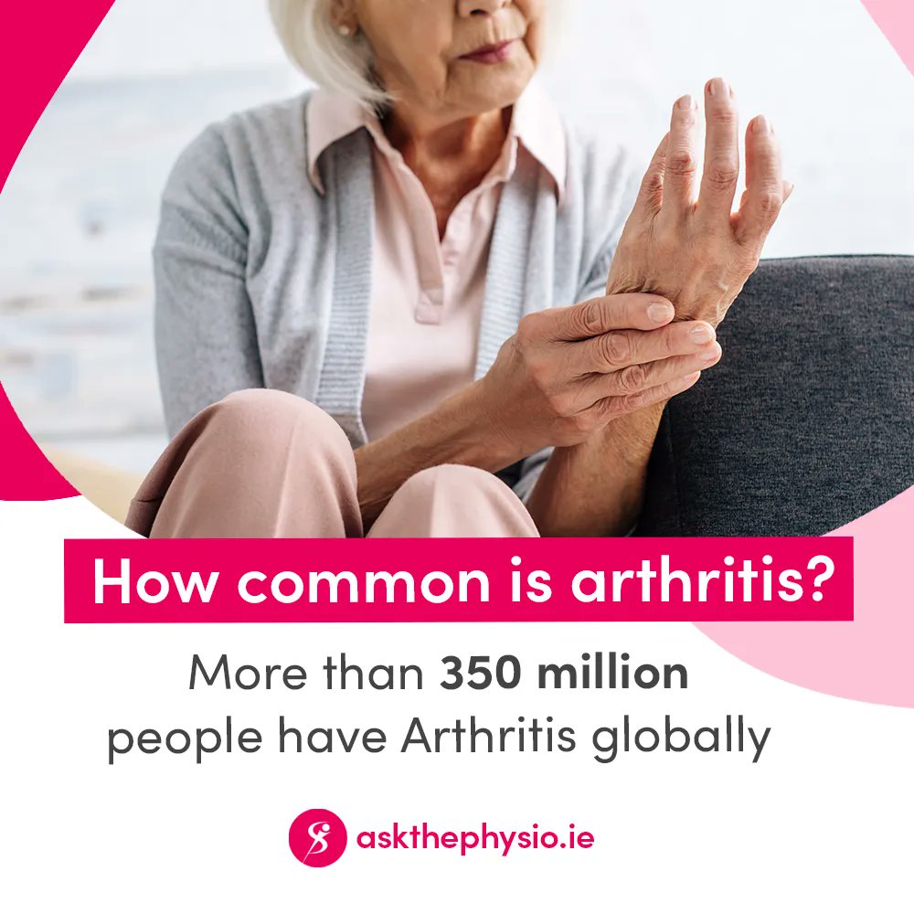 Arthritis is far more common than you would think! If you are currently living with arthritis know that you are not alone!

Find a Chartered Physiotherapist who can help you through our easy-to-use Find a Physio tool:
buff.ly/3IhrWd6

 <a href="/_ISCP_CPR/">@_ISCP_CPR</a>