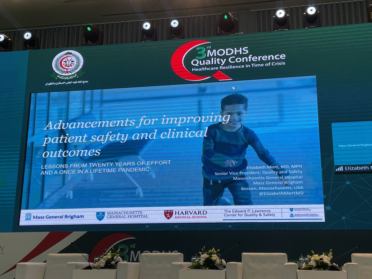 noura4's tweet photo. Advancements for improving patient safety and clinical outcomes by Dr. Elizabeth Mort- Massachusetts General H , Boston #3rd_MODHS_Quality_Conference https://t.co/rRJ0grud3u