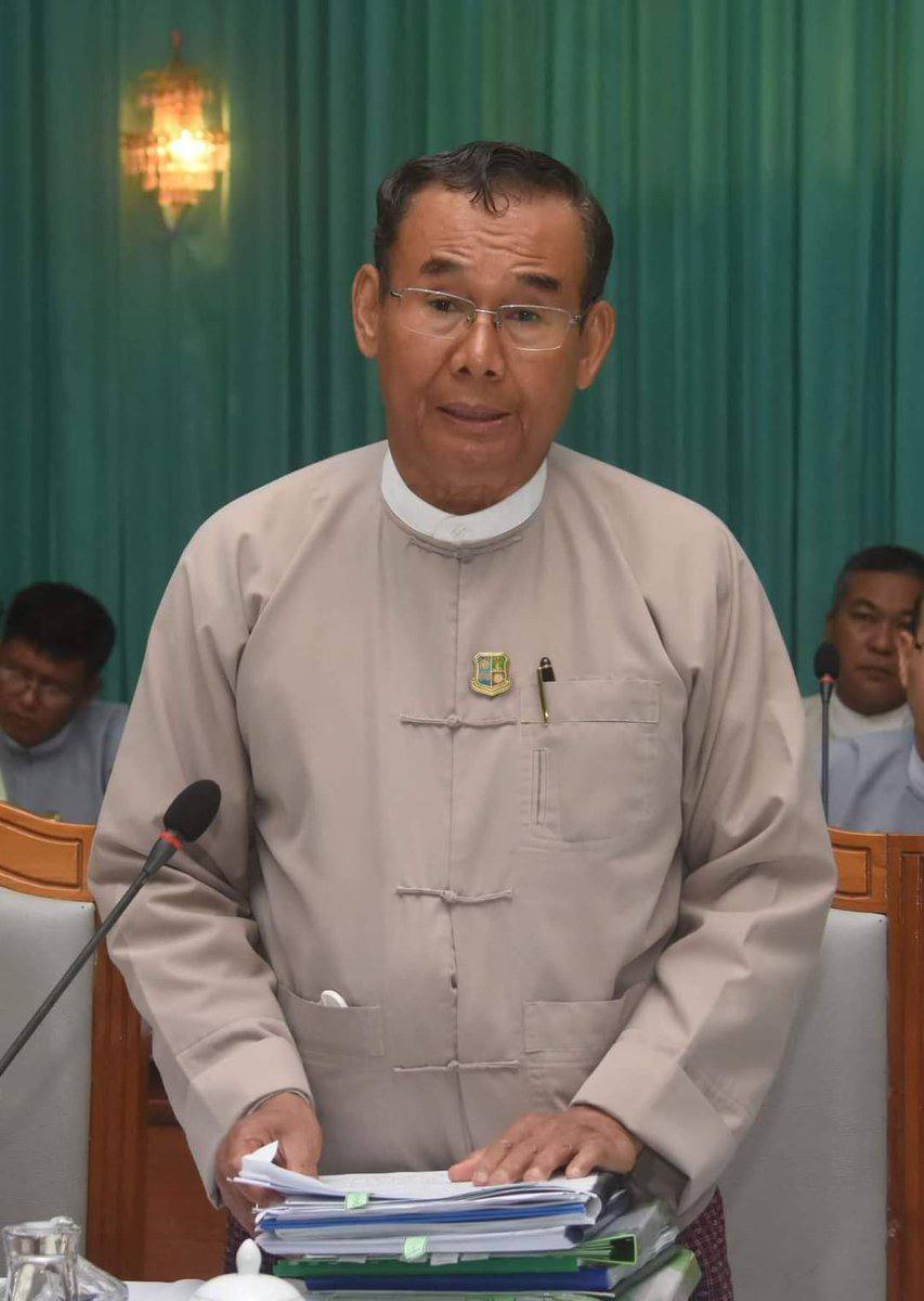 MhuKyot's tweet photo. SAC has charged ex-Natural Resources &amp; Environmental Conservation Minister UOhnWin with corruption allegedly &amp; accused that he violated tender regulations in selling wood to DawKhinKyiFoundation headed by ousted DawAungSanSuuKyi.
#EndImpunity
#Dec8Coup 
#WhatsHappeningInMyanmar https://t.co/SZgNIR1xwr