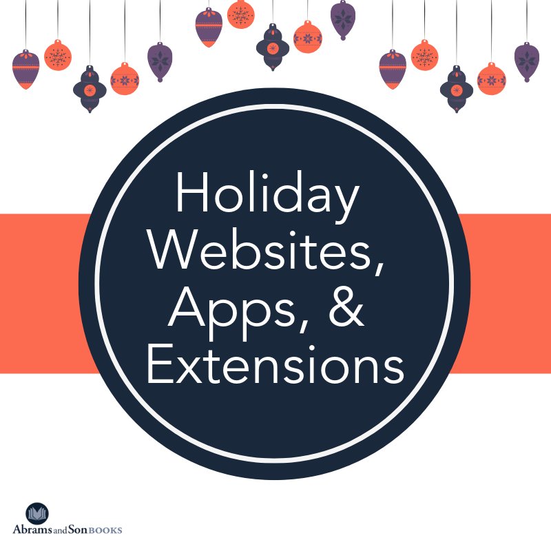 cjabrams's tweet photo. The holidays are upon us and there are so many fun and interactive websites, apps, and extensions that you and your kids can take advantage of. Explore options here: https://t.co/fUWF9uX0cl  #TLChat #PaLibChat https://t.co/xPOYX0rWHi