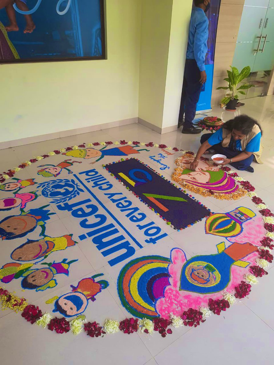 MoiraDawa's tweet photo. Gujarat office celebrates @UNICEF’s 75 years 💙

When we work together, good things happen! 

Let’s join forces to reimagine an equitable world #ForEveryChild 

#UNICEF75 https://t.co/aQXcmENWmw
