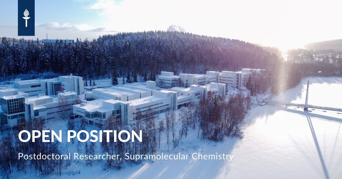 Open position: Postdoctoral Researcher, Supramolecular Chemistry. The postdoctoral researcher will work in <a href="/CougnonGroup/">Cougnon Lab</a> at the NanoScience Center <a href="/jyunsc/">jyunsc</a>. Learn more and submit your application soon, by Dec 12: dlvr.it/SD9NyS