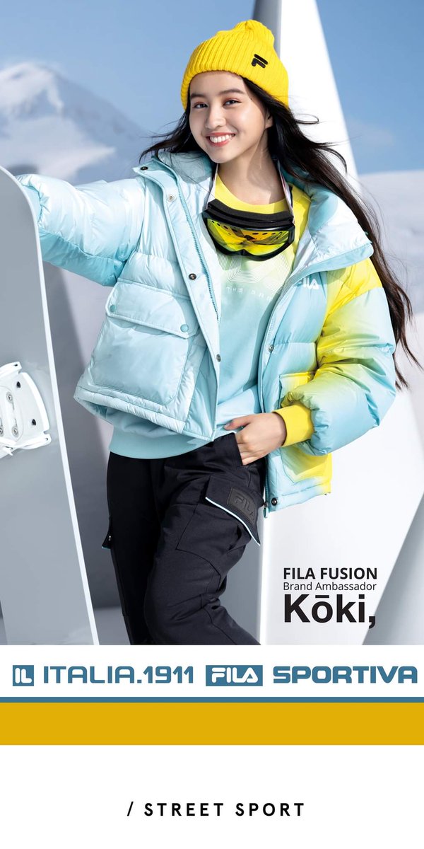 Kokikimurahk1's tweet photo. Transforming into a Pro Skier! Taking inspiration from Snowboard Giant Slalom, one of the snowboard racing from the Winter Olympics. Embrace Winter with FILA FUSION Street Sport Collection.
#FILAFUSION #filahk #Kōki https://t.co/7KVy0e5YFC