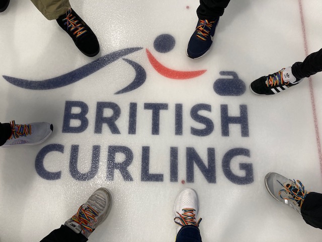 From our house <a href="/BritishCurling/">British Curling</a> to your house - have a very happy #RainbowLacesDay! 
#curling #RainbowLaces