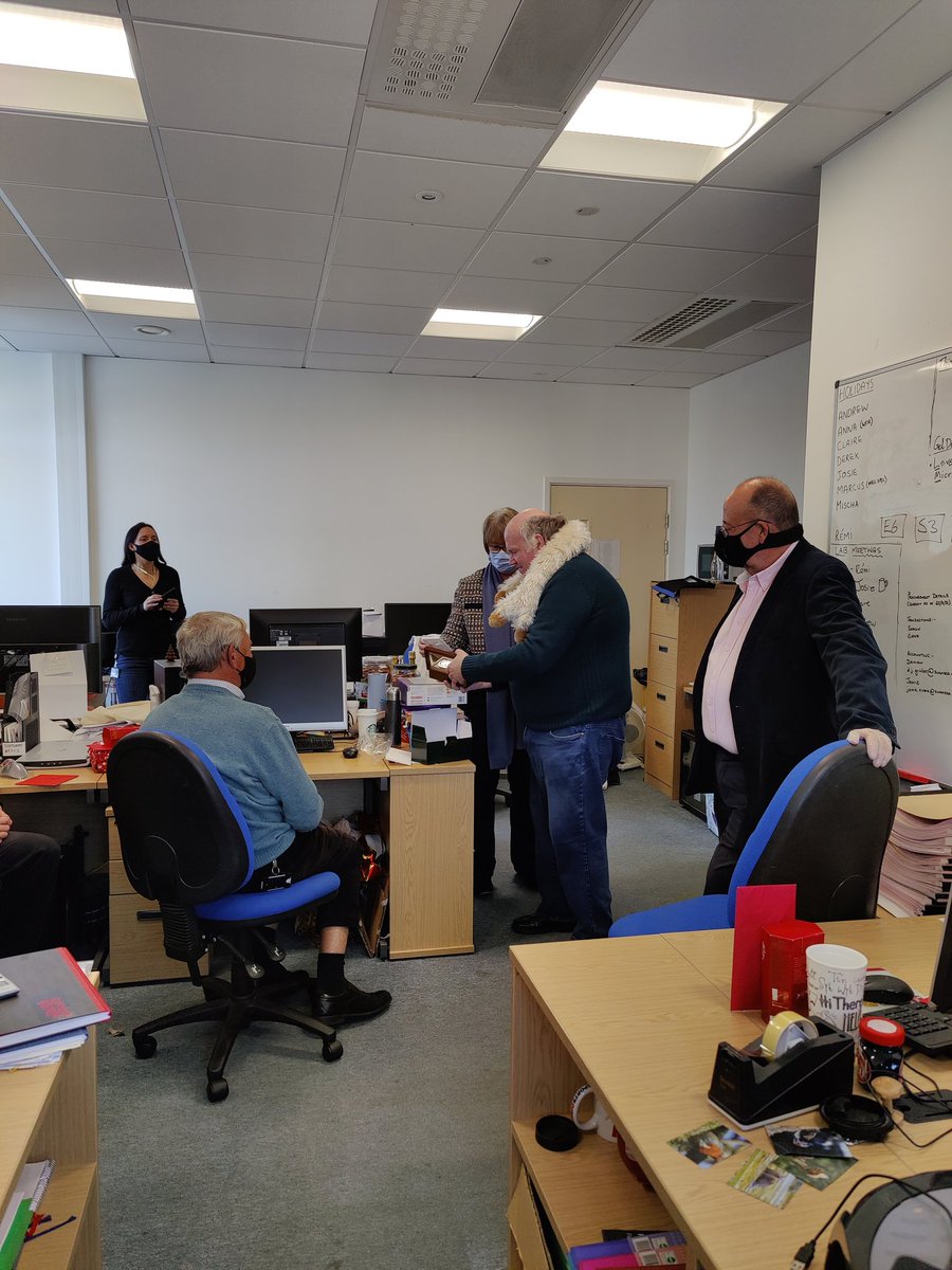 Today we say goodbye to Andrew who has been with the group for 23 years from Aber Uni to Swansea Uni. He will be sorely missed by everyone! #CrazyScene #Glabraaaaata #Rhubarb