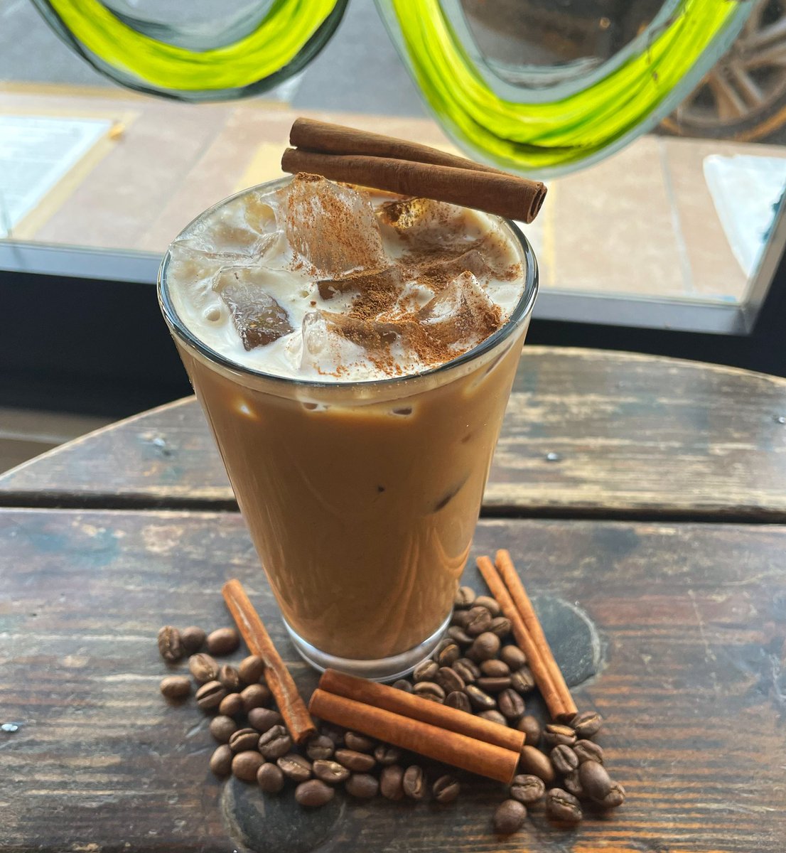 Holiday drinks are back in the shop 😉 Eggnog Latte and Gingerbread Latte